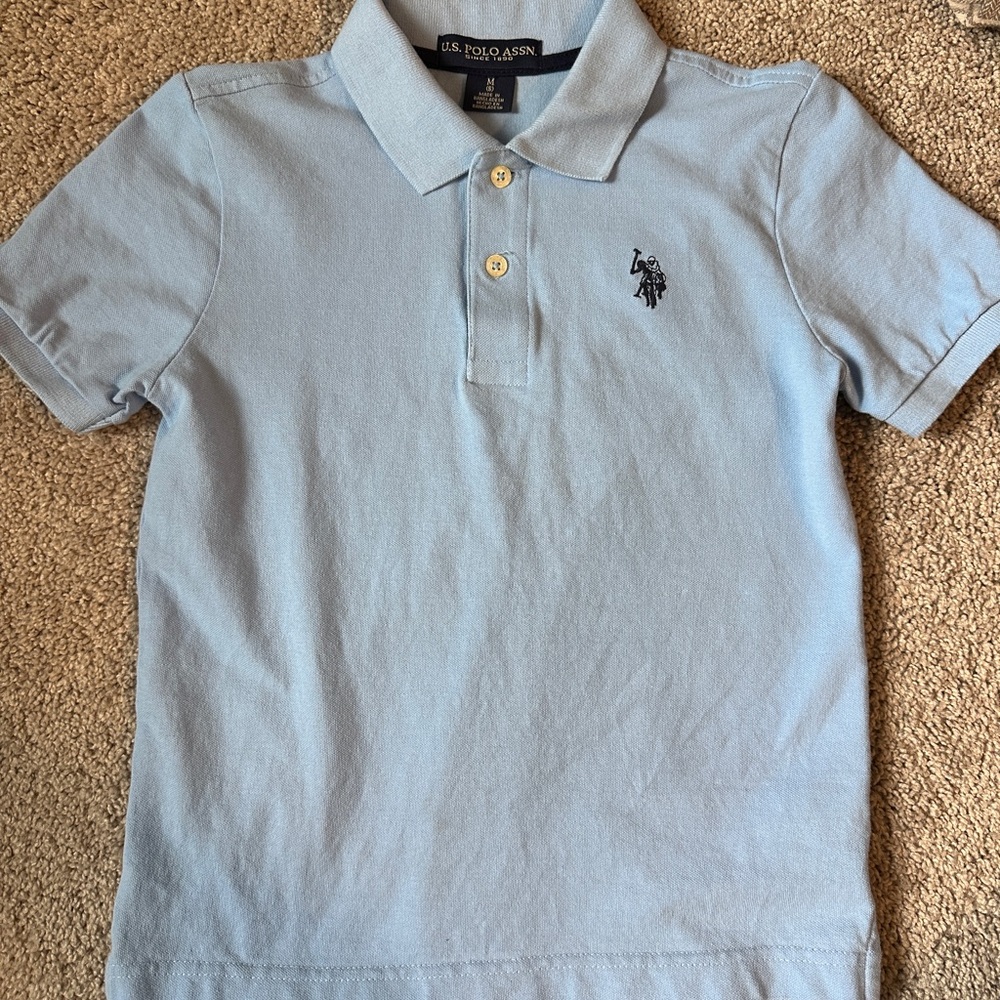 U.S. Polo Assn. Sky Blue Kids Polo
